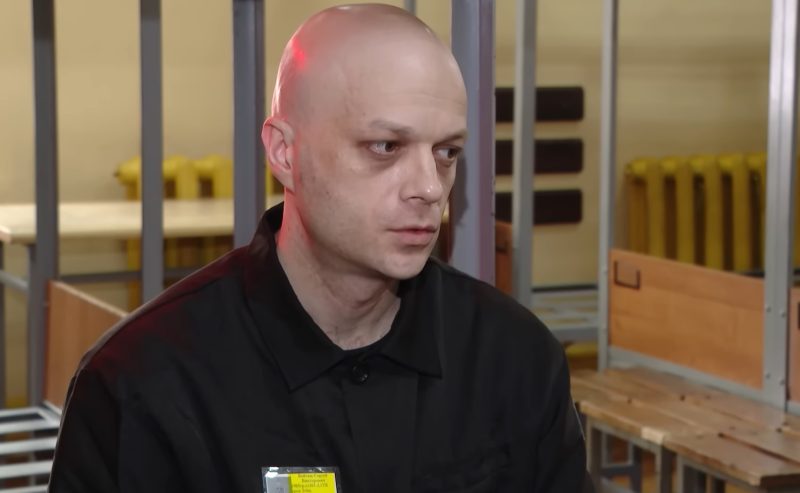 Сергей Войтюк в колонии. Скриншот видео