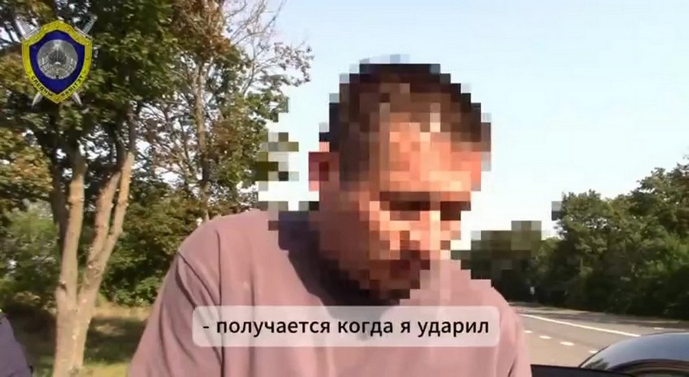 Житель Барановичей рассказывает, как пытался убить знакомого. Скриншот видео СК