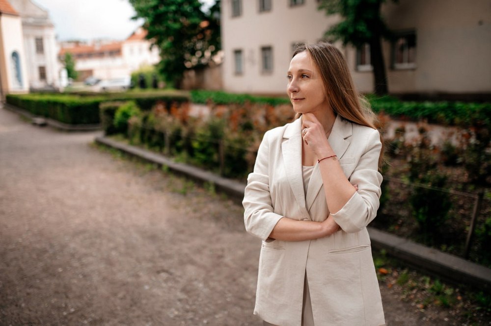 Психологиня Ольга Величко, которая является соучредительницей правозащитного учреждения «Лекары за праўду і споавядлівасць» и главой комиссии по социальной политике Координационного совета