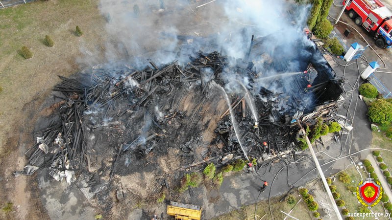 деревянной церкви святого Архангела Михаила в Степанках Жабинсковского района, пожара, июль 2025 год