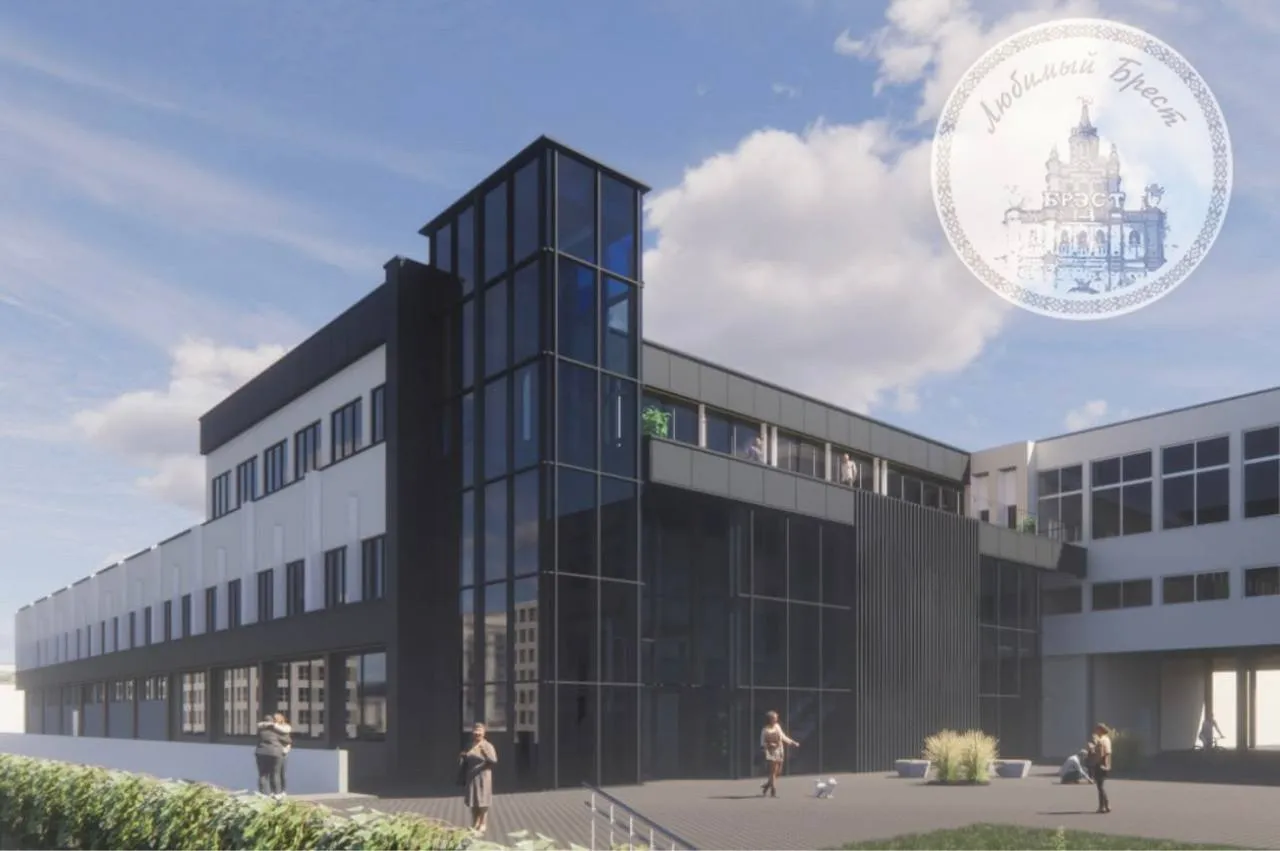 Проект обновленного здания ТЦ «Москва» в Бресте.