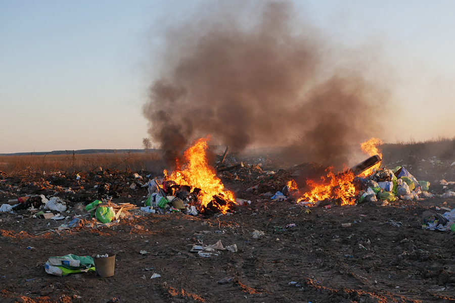 сжигание мусора и риски для окружающей среды