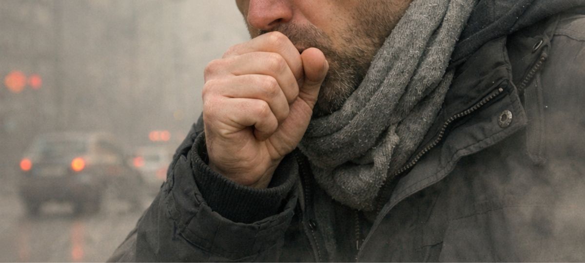 Кашель, мужчина