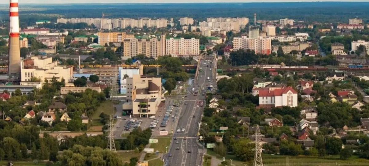 Барановичи с высоты птичьего полета