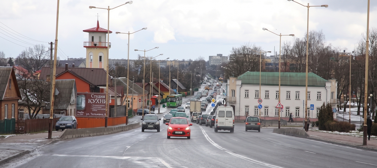 Улица Тельмана в Барановичах
